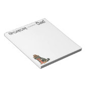 Tibetan Mastiff Vater Notizblock (angewinkelt)