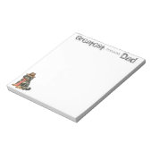 Tibetan Mastiff Vater Notizblock (Rotiert)