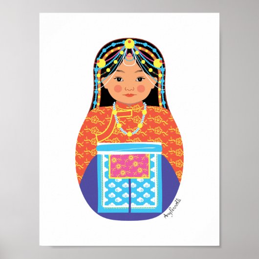 Tibetan Matryoshka Poster (Vorne)