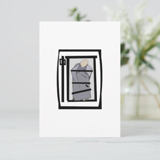 TIBETAN MONK DANKESKARTE (Stehend Vorderseite)