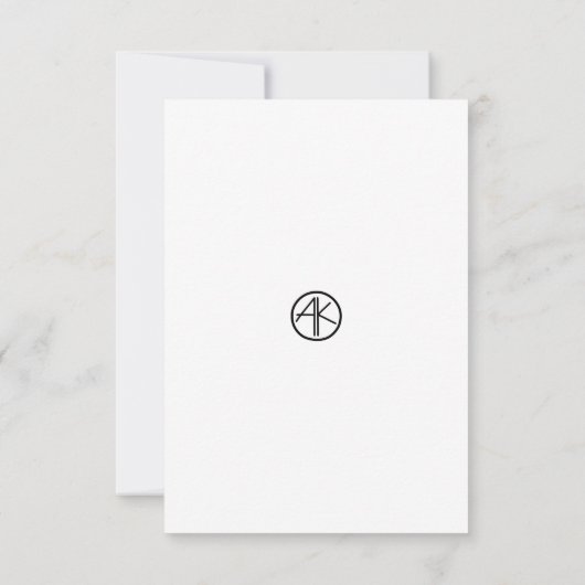 TIBETAN MONK DANKESKARTE (Rückseite)