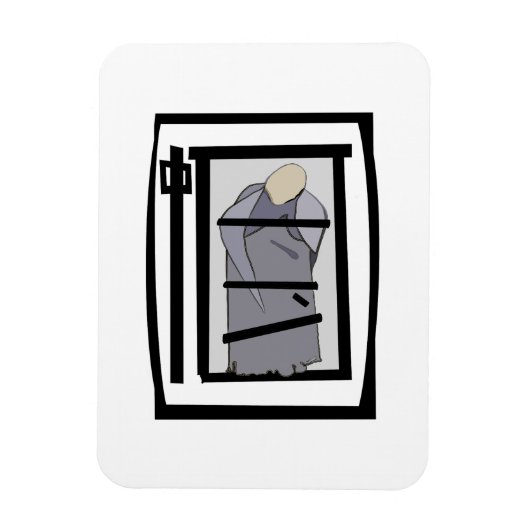 TIBETAN MONK MAGNET (Vertikal)