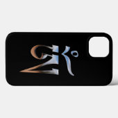Tibetan Om Case-Mate iPhone Hülle (Rückseite (Horizontal))