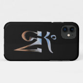 Tibetan Om Case-Mate iPhone Hülle (Rückseite (Horizontal))