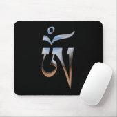 Tibetan Om Mousepad (Mit Mouse)