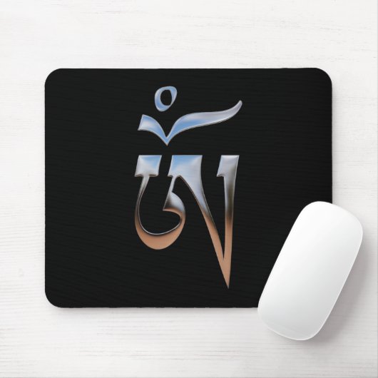 Tibetan Om Mousepad (Mit Mouse)