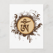 Tibetan Om Postkarte (Vorderseite)