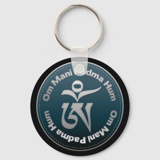 Tibetan Om Stitch Schlüsselanhänger (Vorderseite)