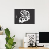 Tibetan-Skull Poster (Heimbüro)