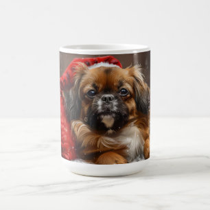 Tibetan Spaniel Dog Weihnachtsfest Kaffeetasse