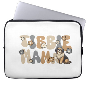 Tibetan Spaniel Groovy Tibbie Mama Laptopschutzhülle