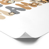Tibetan Spaniel Groovy Tibie Mama Poster (Ecke)
