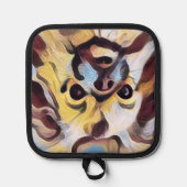 Tibetan Spaniel Pot Holder Topflappen (Vorderseite)