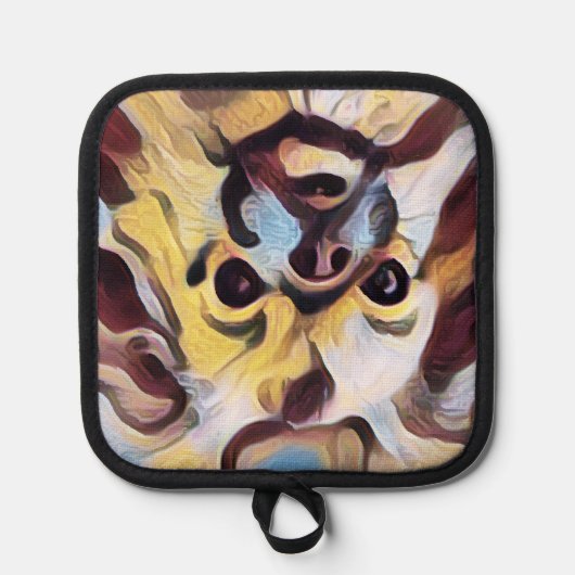 Tibetan Spaniel Pot Holder Topflappen (Vorderseite)