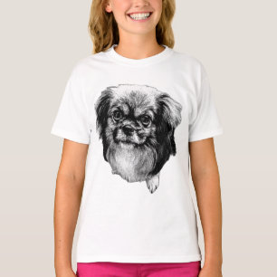 Tibetan Spaniel Tee – Vollkörper-Hundefoto