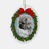 Tibetan Spanisch Art von Glenda S. Harlan Keramik Ornament (Rechts)