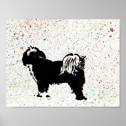 Tibetan Terrier - Ausblick Poster (Vorne)