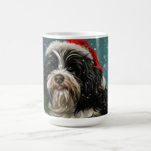 Tibetan Terrier Dog Weihnachtsfest Kaffeetasse