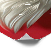 Tibetan Terrier Dog Weihnachtsfest Poster (Ecke)