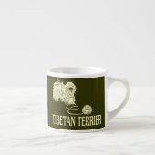 Tibetan Terrier Espressotasse (Rechts)