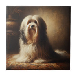 Tibetan Terrier Fliese