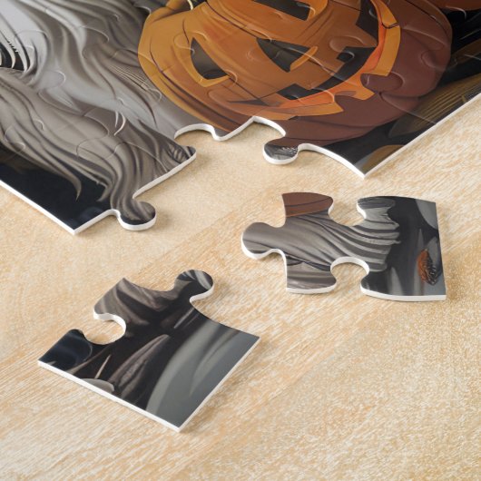 Tibetan Terrier Halloween Spooky Puzzle (Seite)