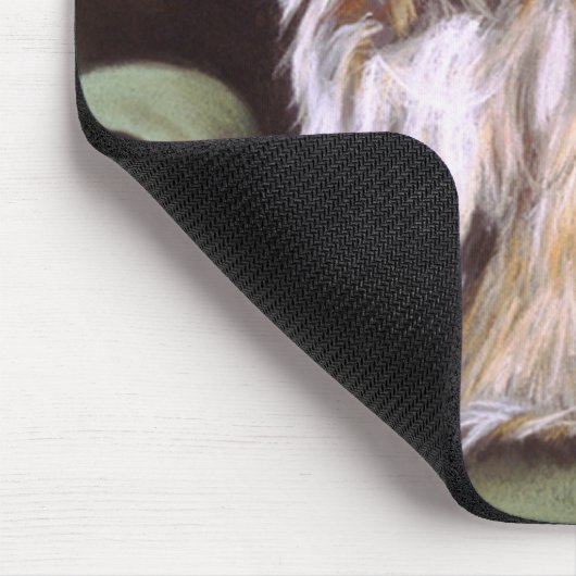 Tibetan Terrier Mousepad (Ecke)