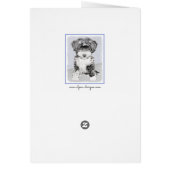 Tibetan Terrier Painting - Niedliche Original Dog  (Hinten)