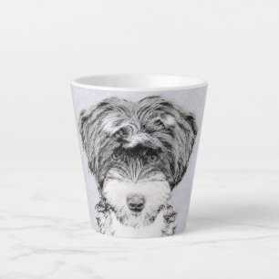Tibetan Terrier Painting - Niedliche Original Dog  Milchtasse