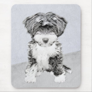 Tibetan Terrier Painting - Niedliche Original Dog  Mousepad