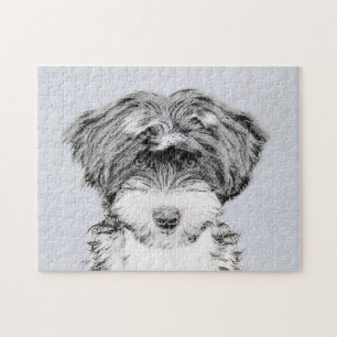 Tibetan Terrier Painting - Niedliche Original Dog  Puzzle