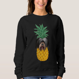 Tibetan Terrier Pineapple Dog Sweatshirt