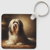 Tibetan Terrier Schlüsselanhänger (Rückseite)