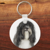 Tibetan Terrier Schlüsselanhänger (Vorderseite)