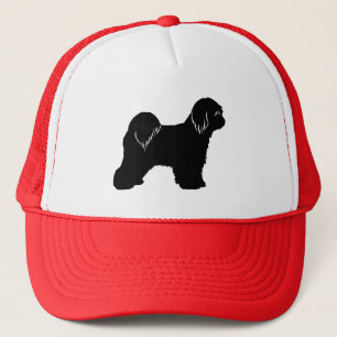 Tibetan Terrier Silhouette Truckerkappe