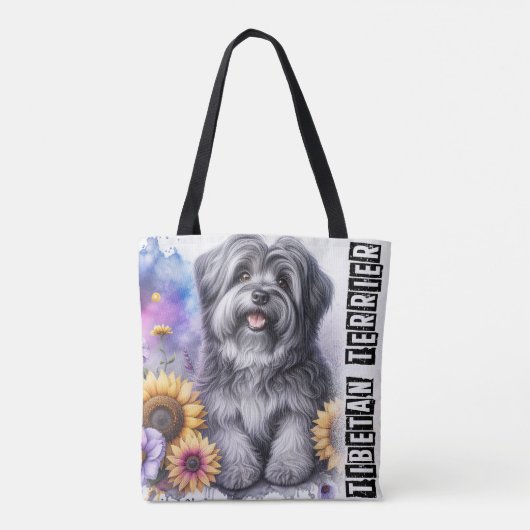 Tibetan Terrier Tasche (Rückseite)