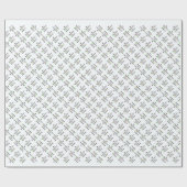 Tibetan Terrier Walks Design Geschenkpapier (Flach)