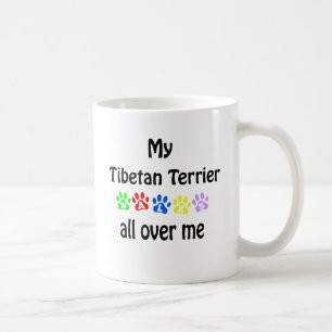 Tibetan Terrier Walks Design Kaffeetasse