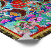 Tibetan Thangka Padmasambhava Poster (Ecke)