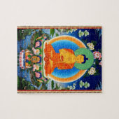 Tibetan Thangka Prabhutaratna Buddha Jigsaw Puzzle (Horizontal)