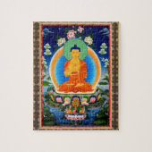 Tibetan Thangka Prabhutaratna Buddha Jigsaw Puzzle (Vertikal)