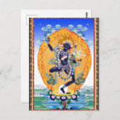 Tibetan Thangka Vajravarahi Nairatmya Postkarte (Vorne/Hinten)