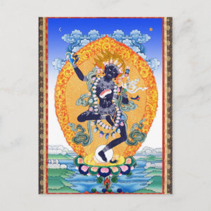 Tibetan Thangka Vajravarahi Nairatmya Postkarte