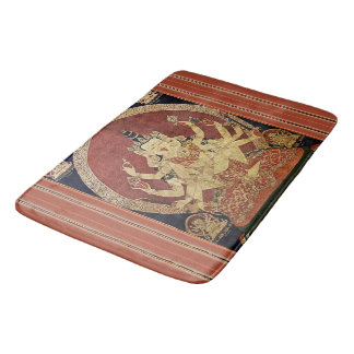 Tibetan Thangka von Guhyasamaja Akshobhyavajra Badematte