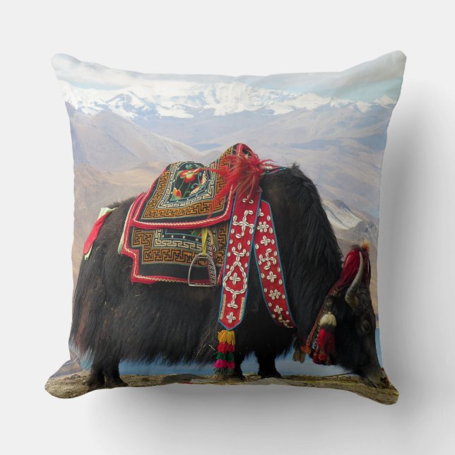 Tibetan Yak Kissen (Vorderseite)