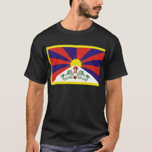 Tibetaner-freie Tibet-Flagge - Peu Rangzen བོ T-Shirt