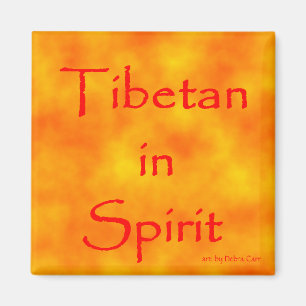 Tibetaner in den Geist-Magneten Magnet