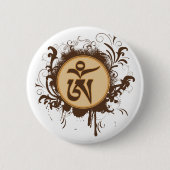 Tibetaner OM Button (Vorderseite)