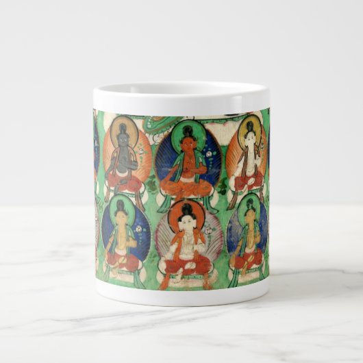 Tibetaner-Tara-Tasse Jumbo-Tasse (Vorderseite)
