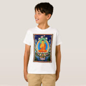 Tibetaner Thangka Prabhutaratna Buddha T-Shirt (Vorne ganz)